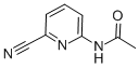 Structure of ACETAMIDE, N-(6-CYANO-2-PYRIDINYL)-