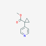 Structure of Methyl 1-(pyridin-4-yl)cyclopropanecarboxylate