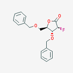 Structure of 3,5-DI-O-BENZYL-2-DEOXY-2-FLUORO-D-RIBONO-1,4-LACTONE