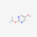 Structure of 2-propan-2-yloxypyrimidin-5-ol