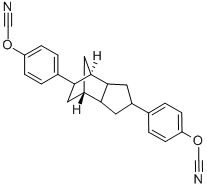 Structure of Dicyclopentadienylbisphenol cyanate ester