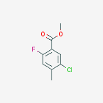 Structure of Methyl 5-chloro-2-fluoro-4-methylbenzoate