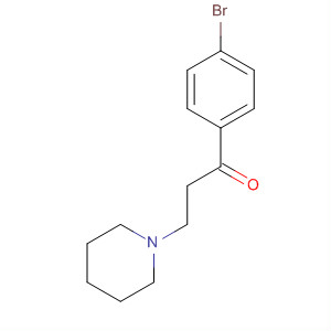 Structure of 1-Propanone, 1-(4-bromophenyl)-3-(1-piperidinyl)-
