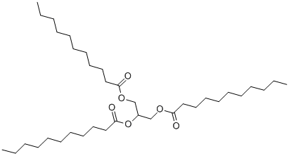 Structure of TRIUNDECANOIN