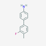 Structure of 4-(3-Fluoro-4-methylphenyl)aniline