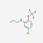 Structure of 4-Bromo-2-propoxy-1-(trifluoromethoxy)benzene