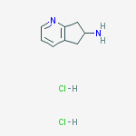 Structure of 6,7-dihydro-5H-cyclopenta[b]pyridin-6-amine dihydrochloride