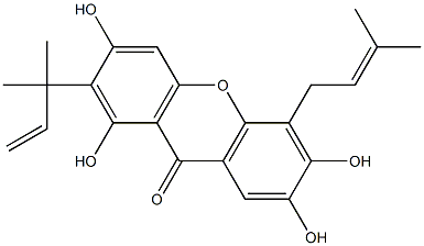 根皮含柘树咕吨酮 L结构式