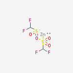 Zinc Difluoromethane sulfinate结构式