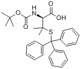 BOC-D-CYSME 2(TRT)-OH结构式
