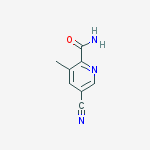 Structure of 5-cyano-3-methylpicolinamide