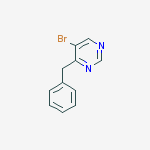 4-benzyl-5-bromopyrimidine结构式