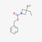 Structure of Benzyl 3-ethyl-3-hydroxyazetidine-1-carboxylate