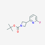 Structure of tert-Butyl 3-(6-fluoropyridin-2-yl)azetidine-1-carboxylate