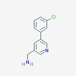 Structure of (5-(3-Chlorophenyl)pyridin-3-yl)methanamine