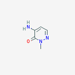 3(2H)-Pyridazinone, 4-amino-2-methyl-结构式