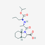 Structure of (2s,3as,7as)-1-[(2s)-2-[[(2s)-1-oxo-1-propan-2-yloxypentan-2-yl]amino]propanoyl]-2,3,3a,4,5,6,7,7a-octahydroindole-2-carboxylic Acid