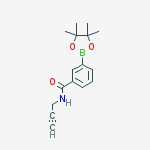 Structure of N-(PROP-2-YN-1-YL)-3-(TETRAMETHYL-1,3,2-DIOXABOROLAN-2-YL)BENZAMIDE