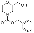 Structure of 4-CBZ-2-HYDROXYMETHYLMORPHOLINE