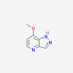 Structure of 7-METHOXY-1H-PYRAZOLO[4,3-B]PYRIDINE