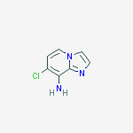 Structure of 7-chloroimidazo[1,2-a]pyridin-8-amine