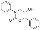 Structure of BENZYL 2-(HYDROXYMETHYL)-1-INDOLINECARBOXYLATE
