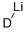 Structure of LITHIUM DEUTERIDE
