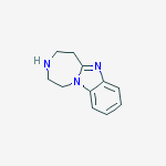 Structure of 1H-[1,4]DIAZEPINO[1,7-A]BENZO[D]IMIDAZOLE,2,3,4,5-TETRAHYDRO-
