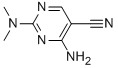 4-氨基-2-(二甲基氨基)-5-嘧啶甲腈结构式