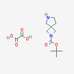 2-methyl-2-propanyl 2,6-diazaspiro[3.4]octane-2-carboxylate Ethan Edioate (1:1)结构式