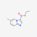Structure of Imidazo[1,2-a]pyridine-8-carboxaldehyde, 3-bromo-