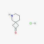 6-azaspiro[3.5]nonan-2-one Hydrochloride (1:1)结构式