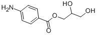 Structure of GLYCERYL P-AMINOBENZOATE
