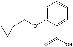 2-环丙甲氧基苯甲酸结构式
