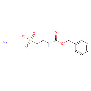 Ethanesulfonic acid, 2-[[(phenylmethoxy)carbonyl]amino]-, monosodiumsalt结构式