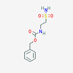 Structure of N-cbz-taurinamide