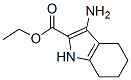 1H-INDOLE-2-CARBOXYLIC ACID 3-AMINO-4,5,6,7-TETRAHYDRO-,ETHYL ESTER结构式