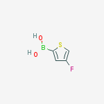 (4-Fluorothiophen-2-yl)boronic acid结构式