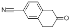 Structure of 6-OXO-5,6,7,8-TETRAHYDRO-NAPHTHALENE-2-CARBONITRILE
