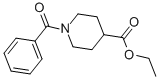Structure of 1-BENZOYL-PIPERIDINE-4-CARBOXYLIC ACID ETHYL ESTER