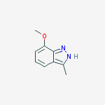 Structure of 3H-Indazol-3-one, 4-bromo-1,2-dihydro-6-iodo-