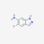 Structure of 1H-Indazole-5-carbonitrile, 3,6-dibromo-