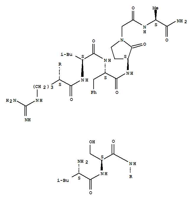 Structure of gamma-lactam(11) human growth hormone (6-13)