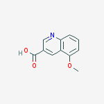 5-methoxyquinoline-3-carboxylic Acid结构式