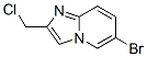 Structure of 6-BROMO-2-CHLOROMETHYL-IMIDAZO[1,2-A]PYRIDINE