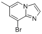 Structure of 8-Bromo-6-methylimidazo[1,2-a]pyridine