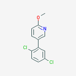 Structure of 5-(2,5-Dichlorophenyl)-2-methoxypyridine