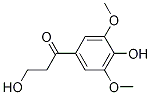3-羟基-1-(4-羟基-3,5-二甲氧基苯基)丙-1-酮结构式