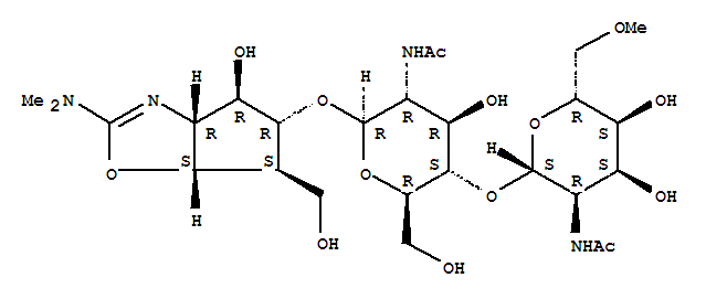 Structure of glucoallosamidin A