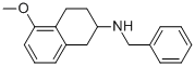 5-甲氧基-1,2,3,4-四氢-N-(苯甲基)-2-萘胺 (罗替戈汀)结构式